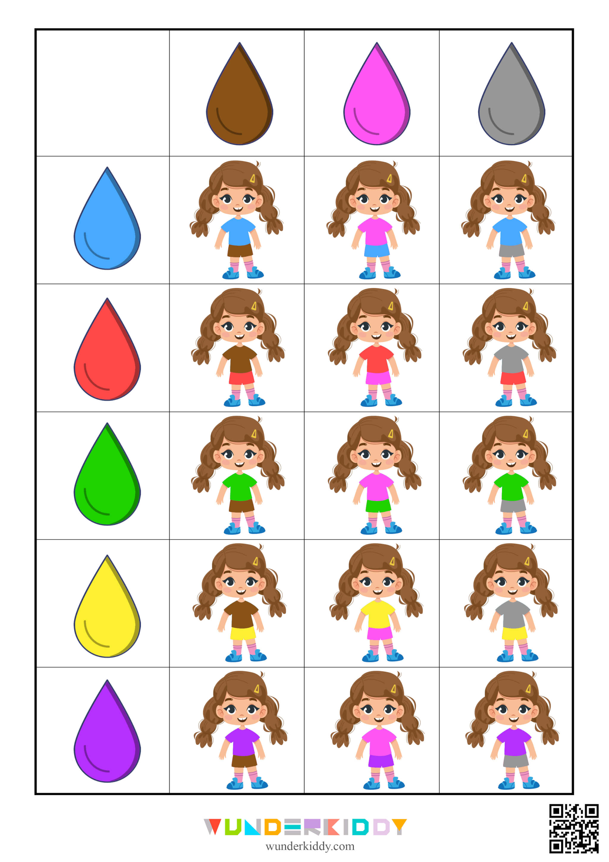 Logic Activity Colored Clothes - Image 2