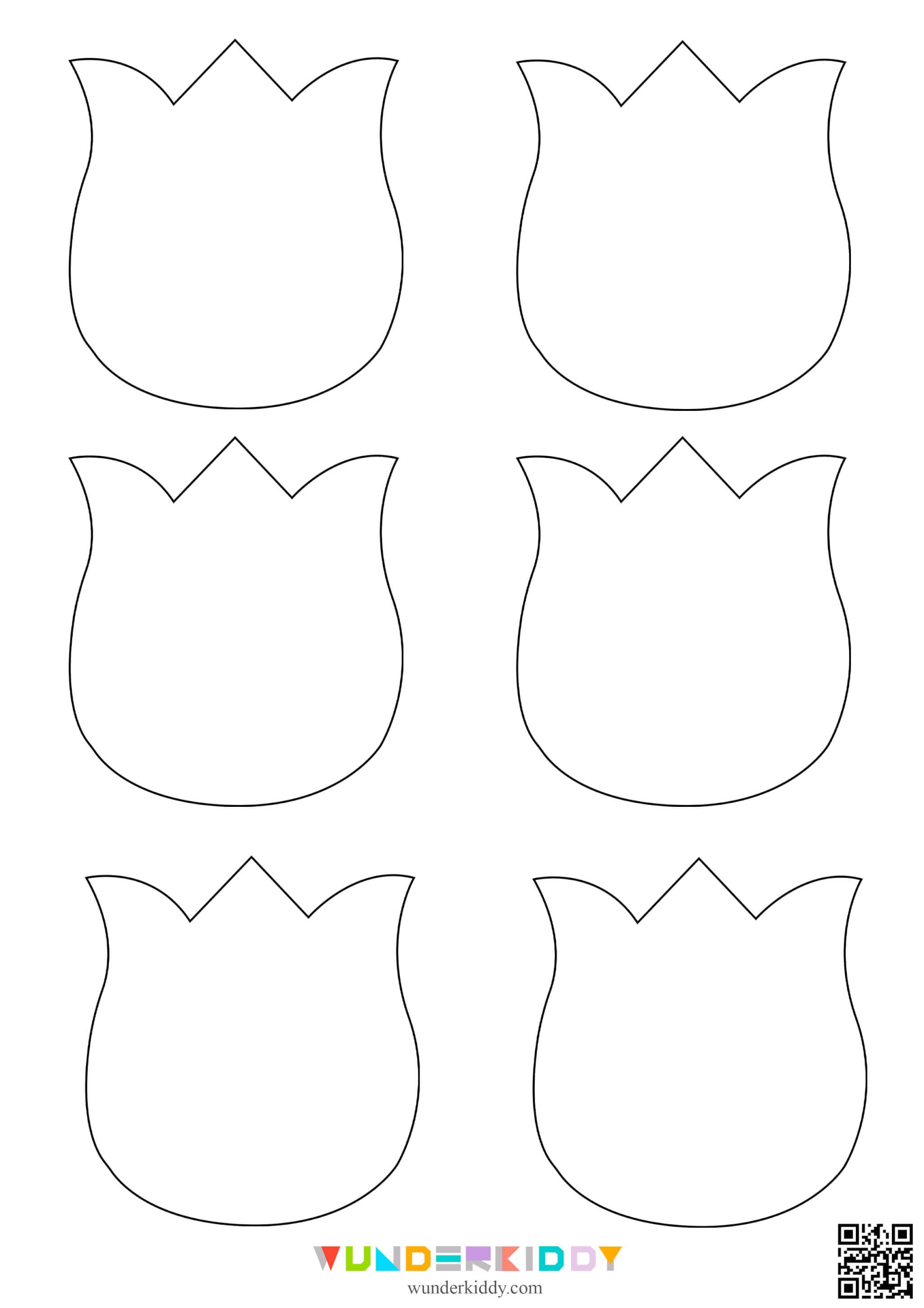 Шаблони для вирізання «Тюльпани» - Зображення 4