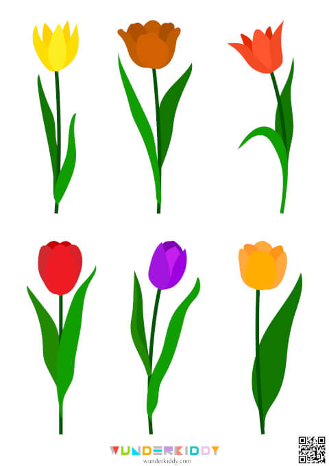 Tulip Color Matching Activity - Image 3
