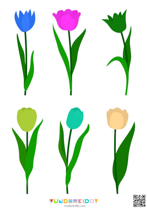 Tulip Color Matching Activity - Image 5