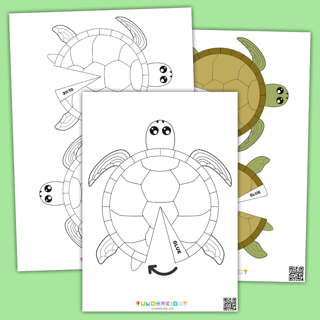 Sea Turtle Template Printable Craft - Turtle 4372 Mfno X 1024 