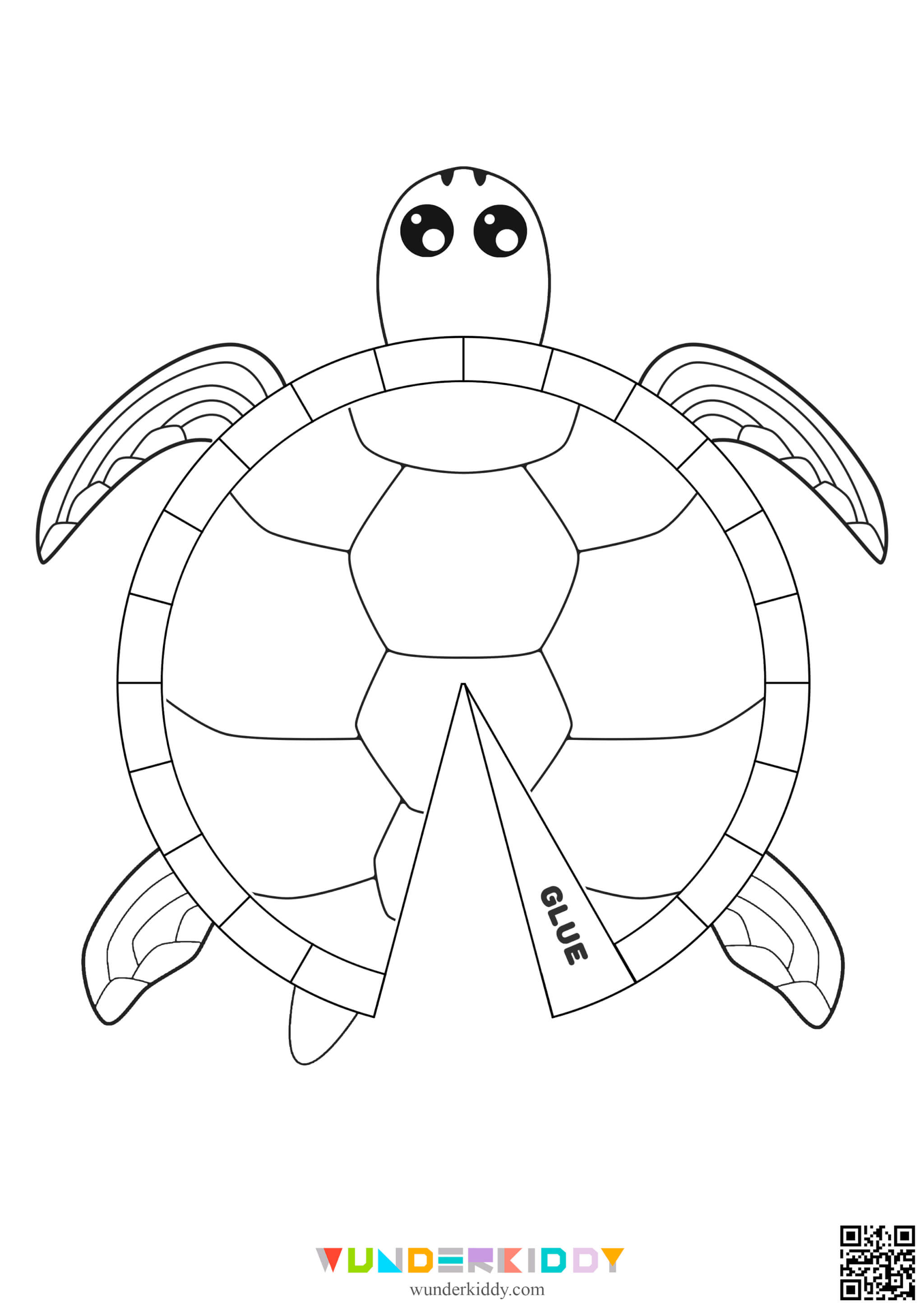 Schildkröten-Bastelvorlage - Bild 3