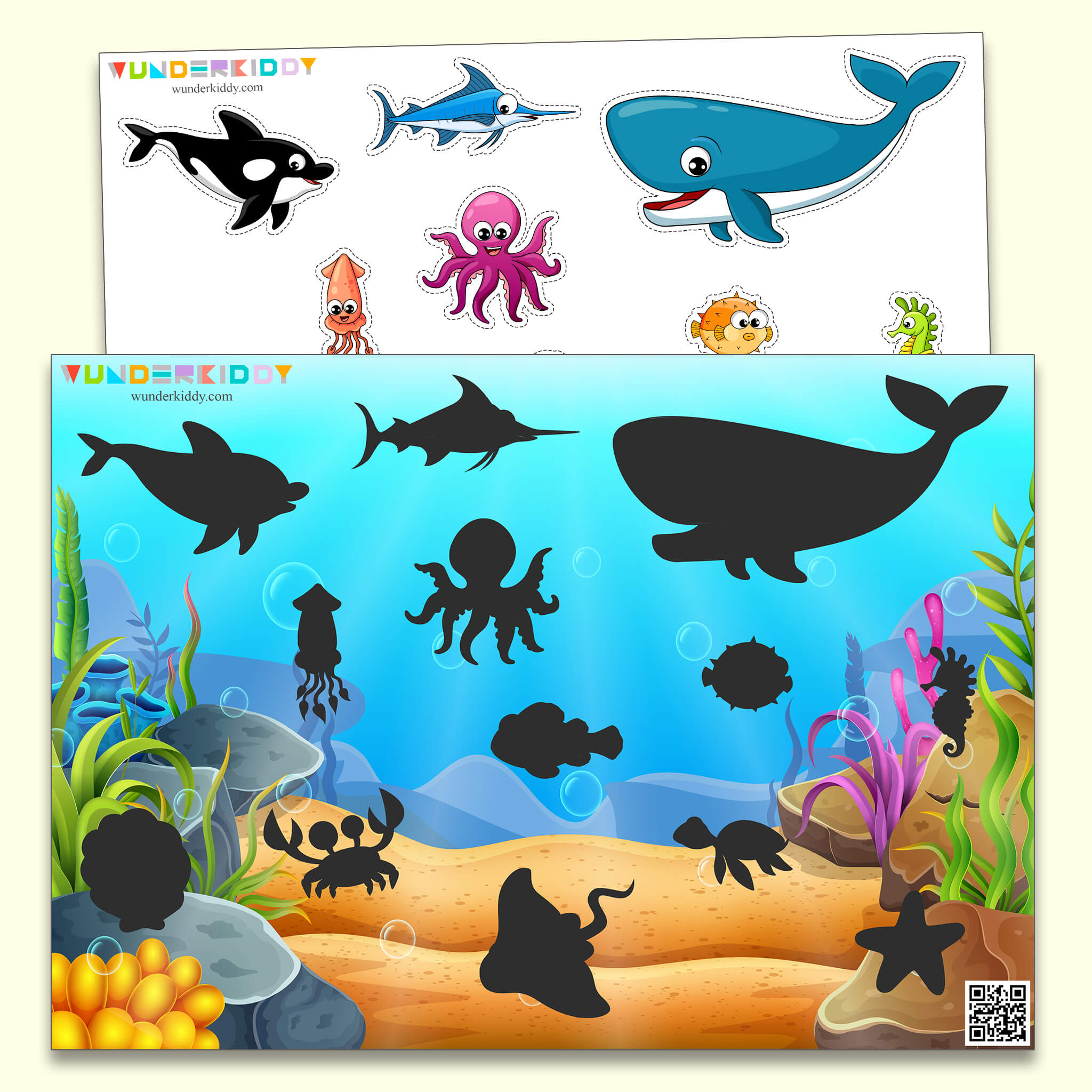 Lernspiel «Erkundung der Unterwasserwelt»