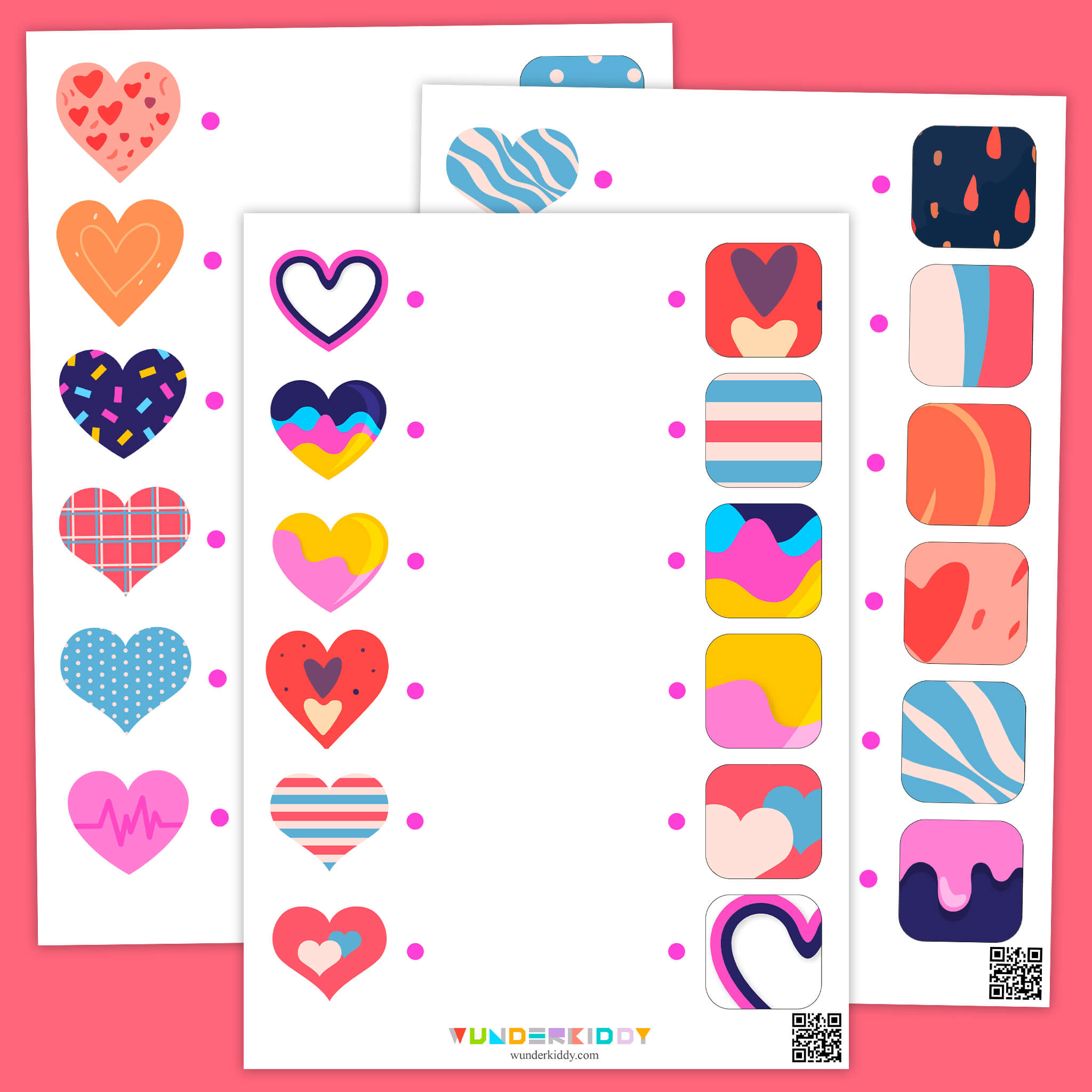 Рабочие листы ко Дню Святого Валентина «Сердечки»