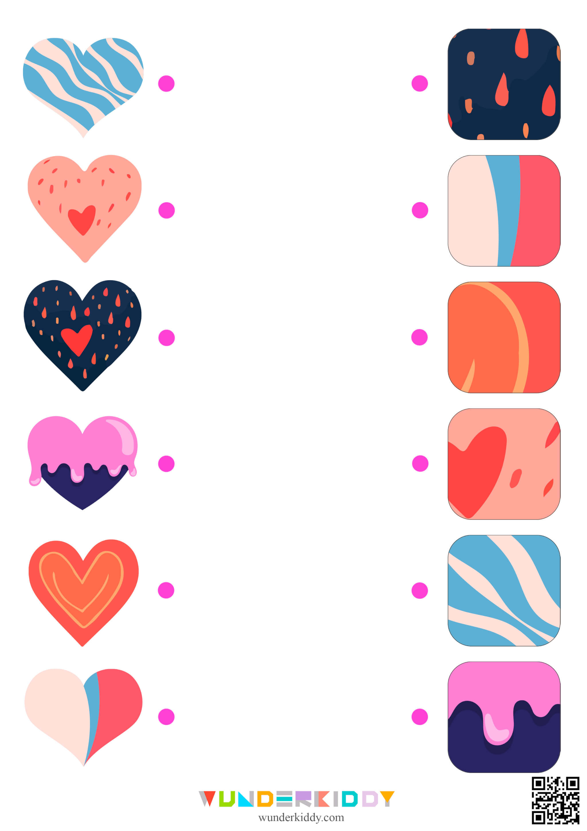 Рабочие листы ко Дню Святого Валентина «Сердечки» - Изображение 4