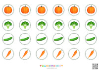 Activity sheet «Vegetable basket» - Download or print for free