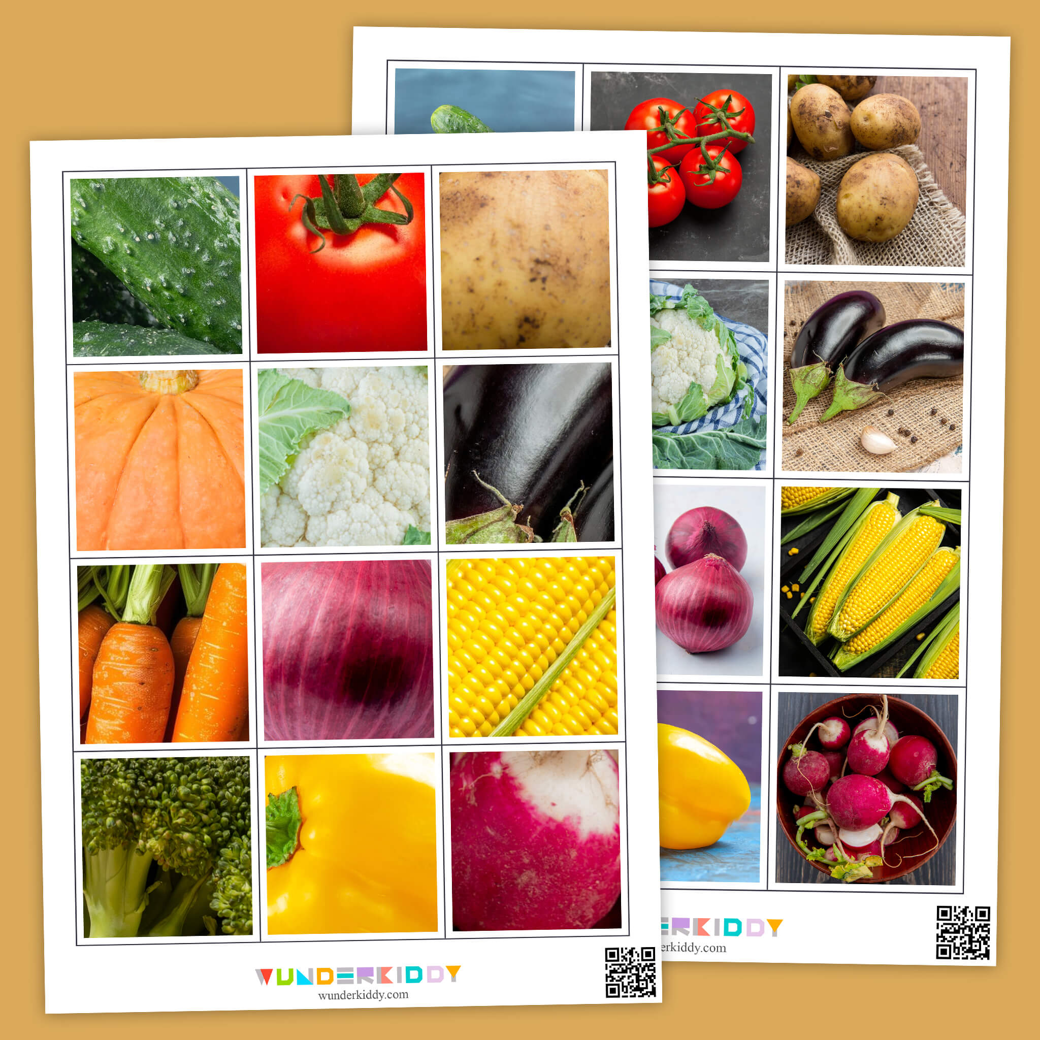 Guess the Vegetable by Photo Activity