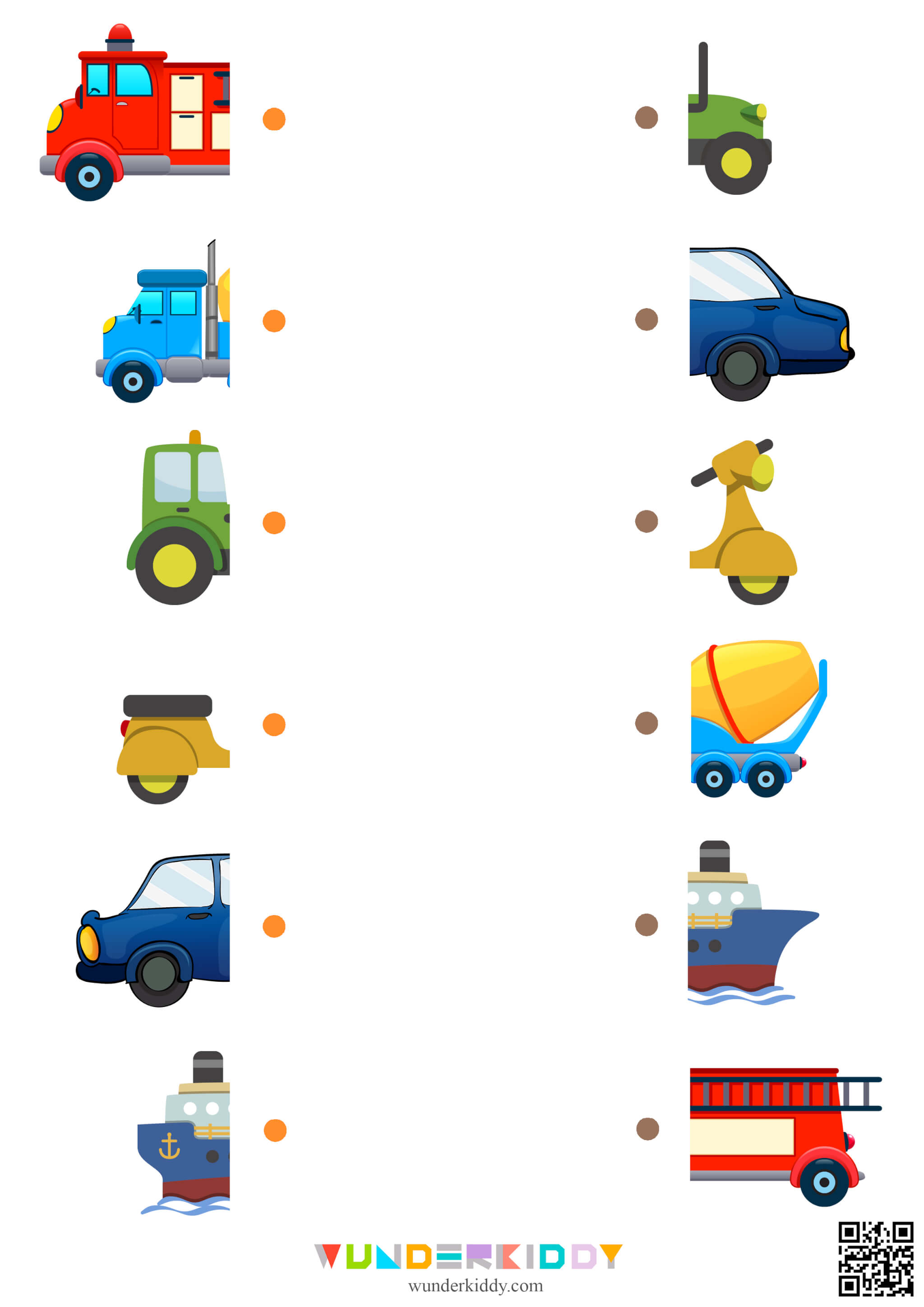 Cars Matching Worksheet - Image 4