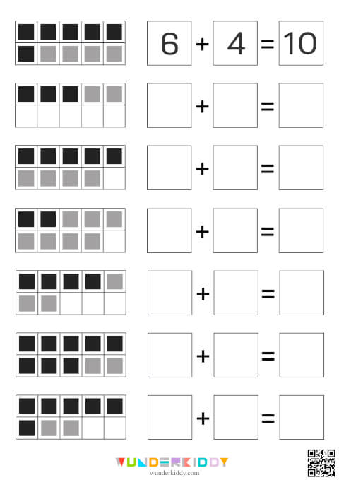 Учимся составлять примеры до 10 - Изображение 3