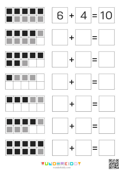 Учимся составлять примеры до 10 - Изображение 4