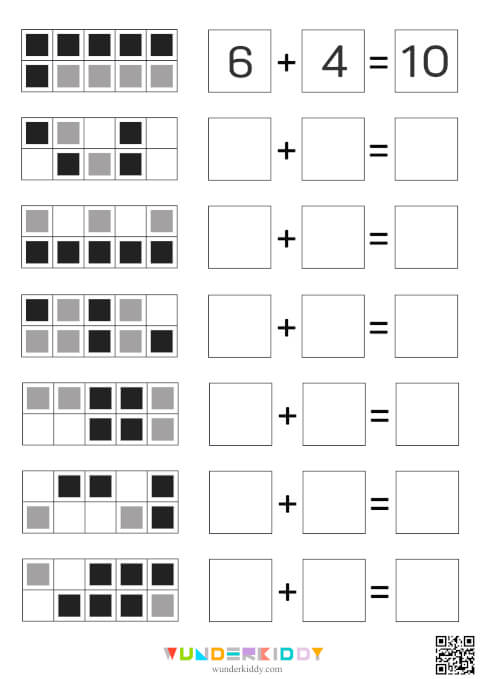 Учимся составлять примеры до 10 - Изображение 10