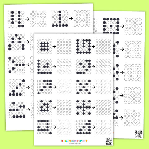 Activité de tracé sur grille de points - Image 2