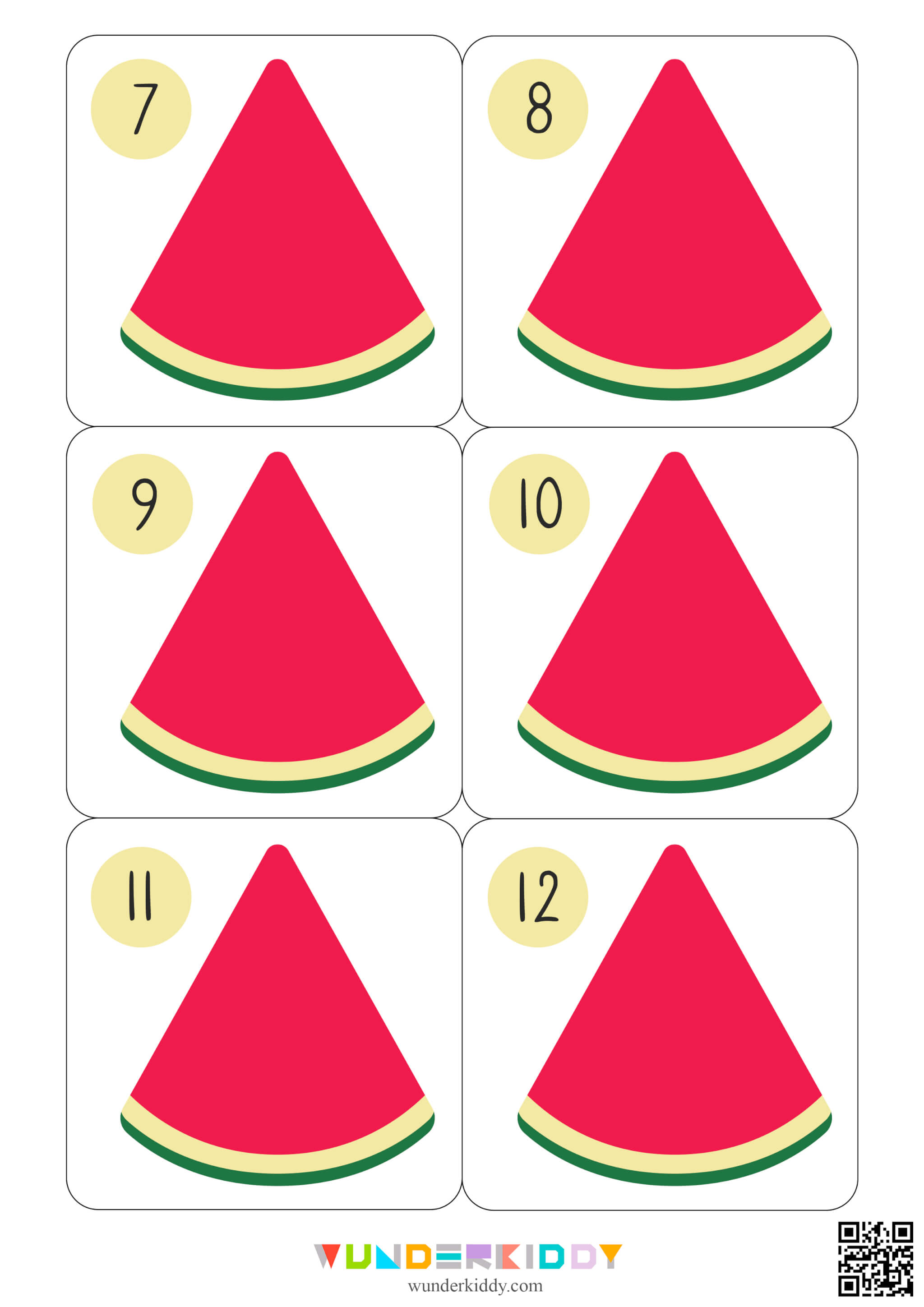 Watermelon Counting Game: Draw the Seeds - Image 3