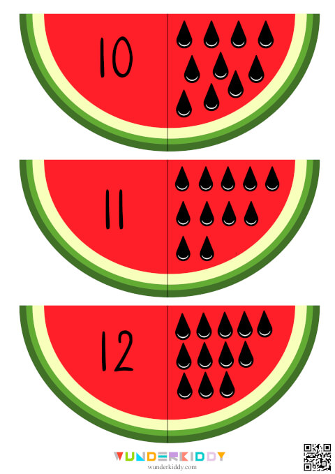 Count the Seeds: Watermelon Math Activity - Image 5