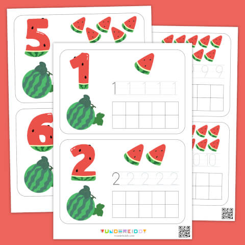 Cartes mathématiques – Compter jusqu'à 10 - Image 2