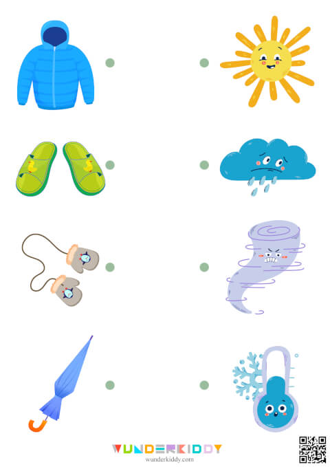 Weather Worksheets for Kindergarten - Image 2