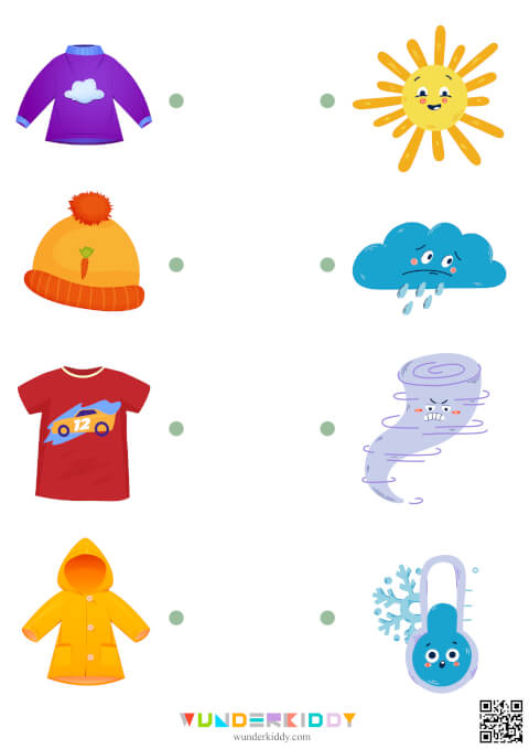 Weather Worksheets for Kindergarten - Image 3