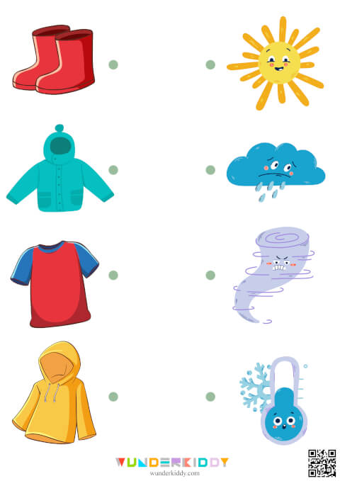Weather Worksheets for Kindergarten - Image 4