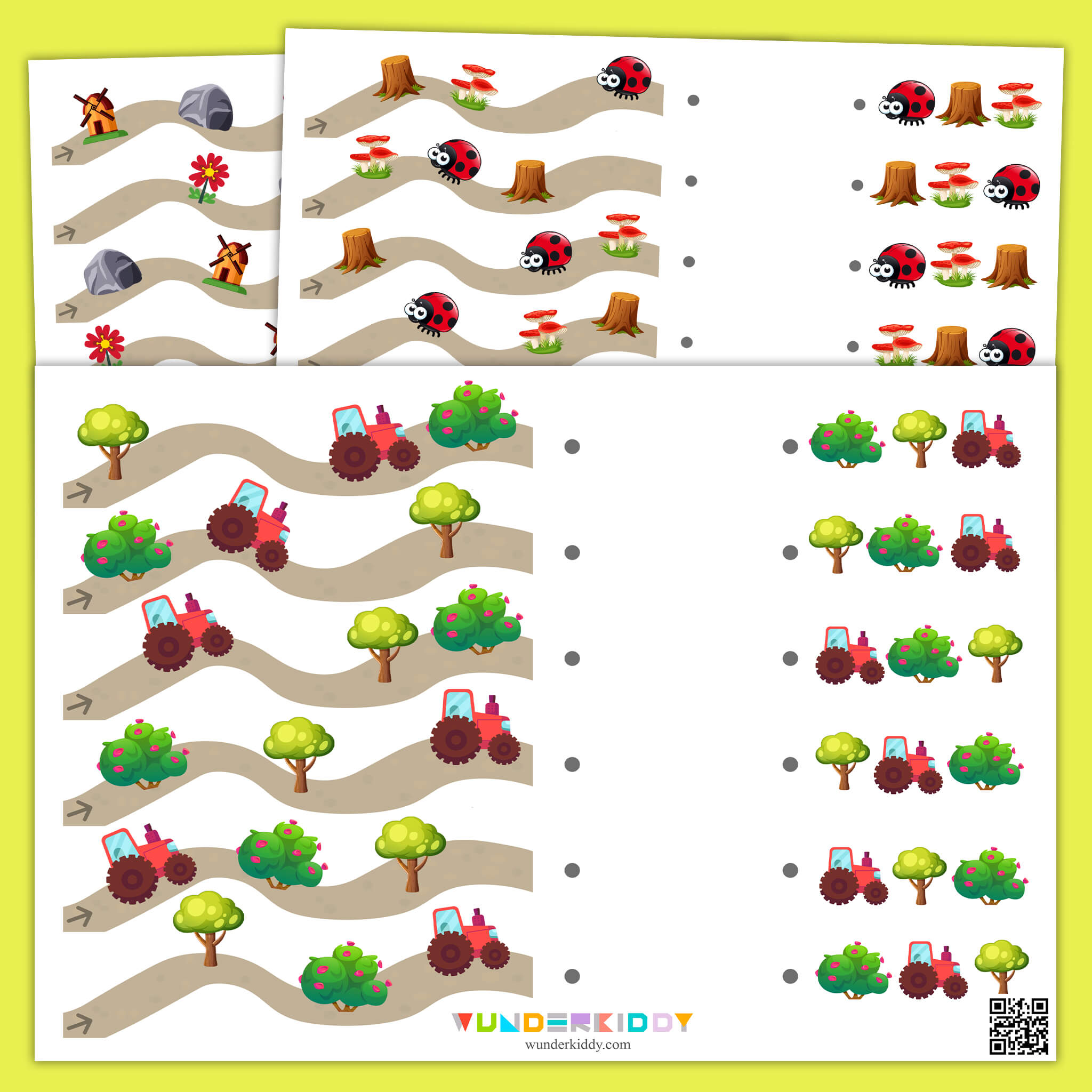 Preschool Path Sequencing Game