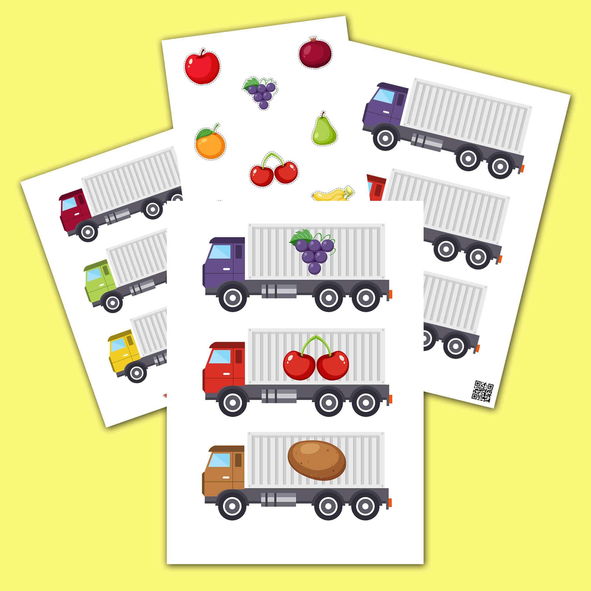 Printable Activity «What is carrying a truck?»