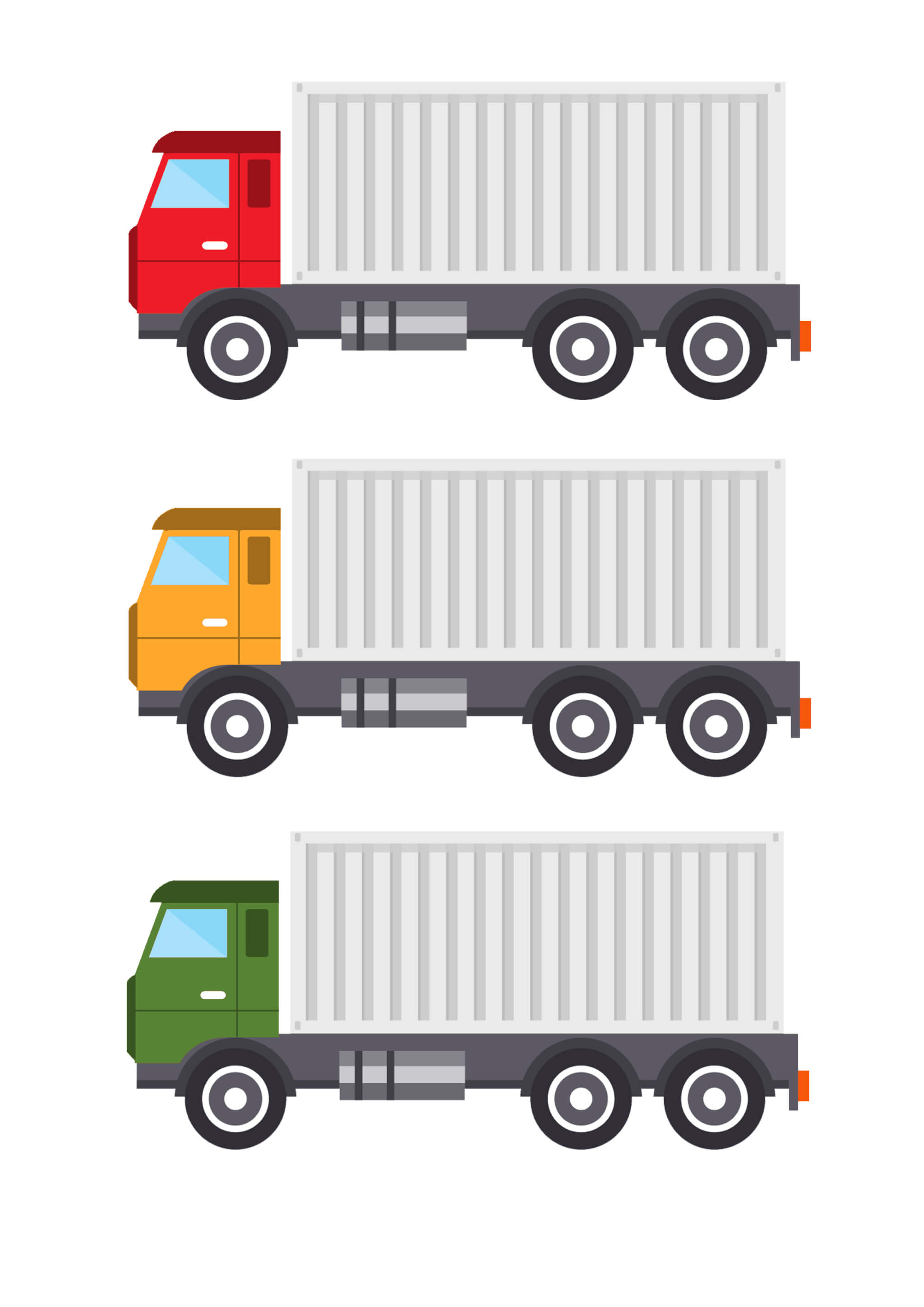 Printable Activity «What is carrying a truck?» - Image 2
