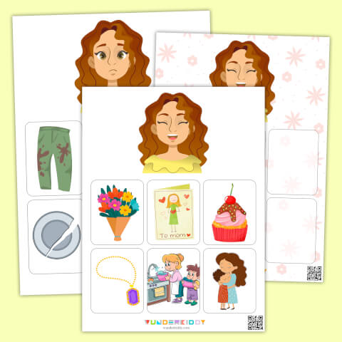 Mother’s Day File Folder Game - Image 2