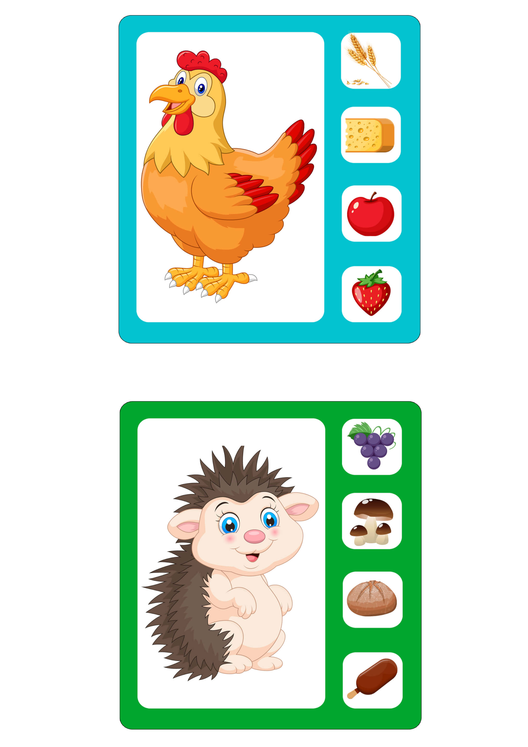 Worksheet Animals and Their Food - Image 4