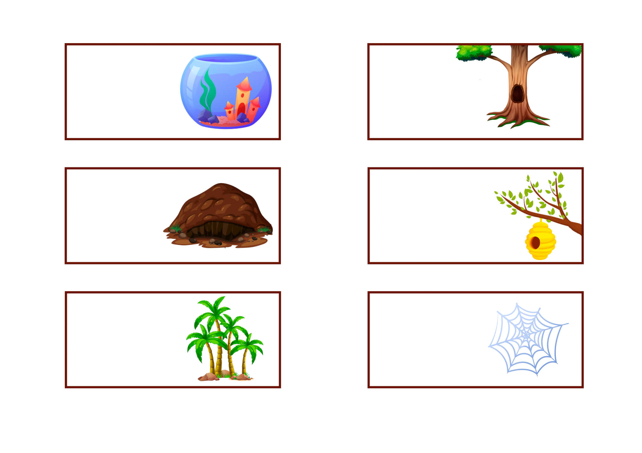 Activity sheet «Where they live?» - Image 3