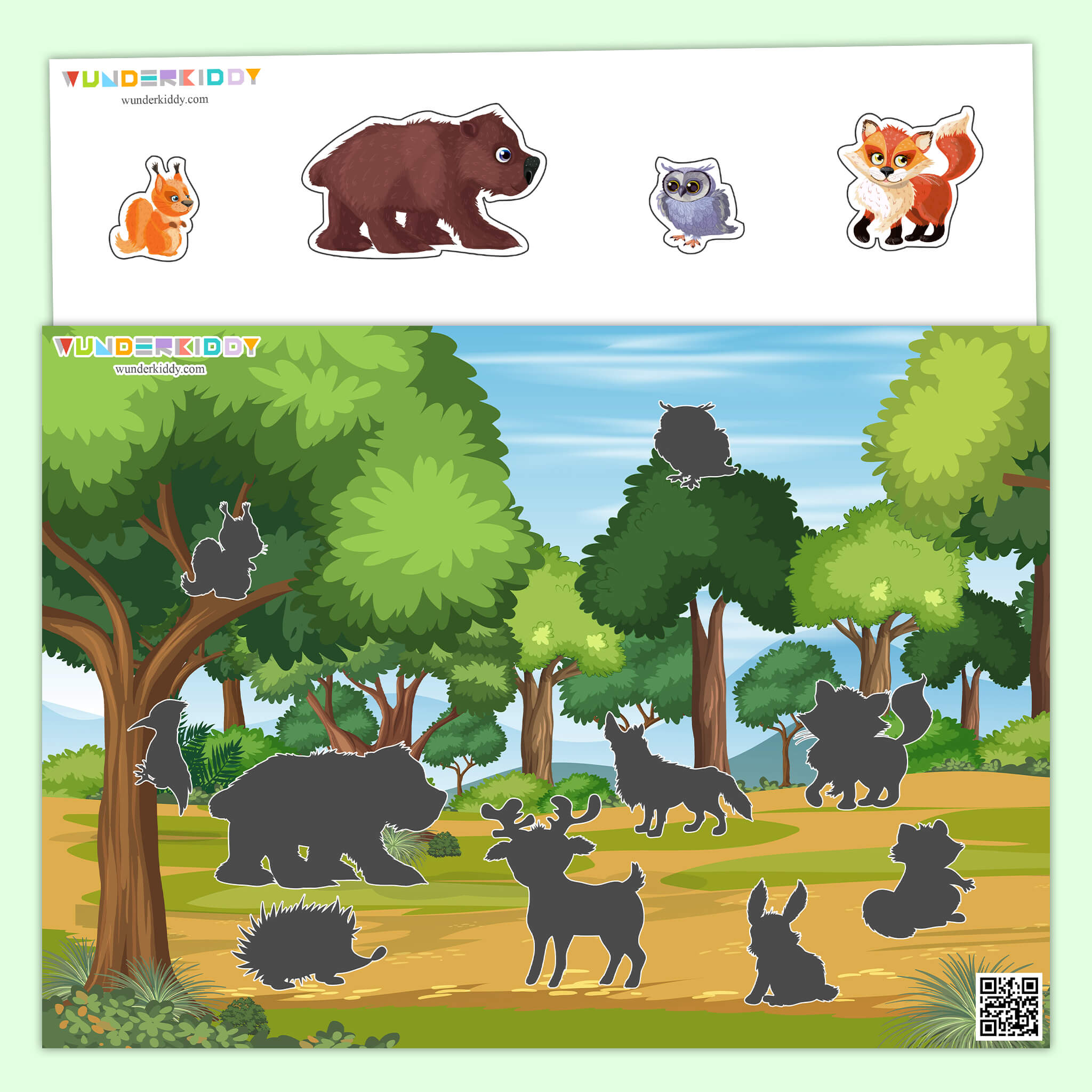 Lernspiel «Wilde Tiere»