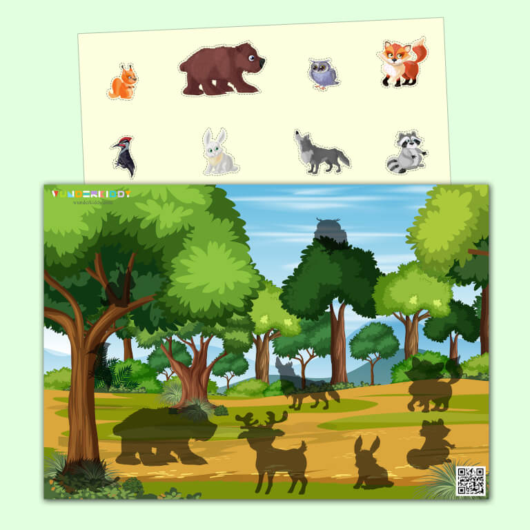 Activity sheet «Wild animals» - Download or print for free