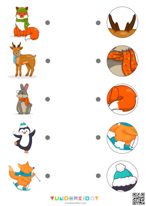 Рабочие листы «Угадай животное по фрагменту» - Изображение 3