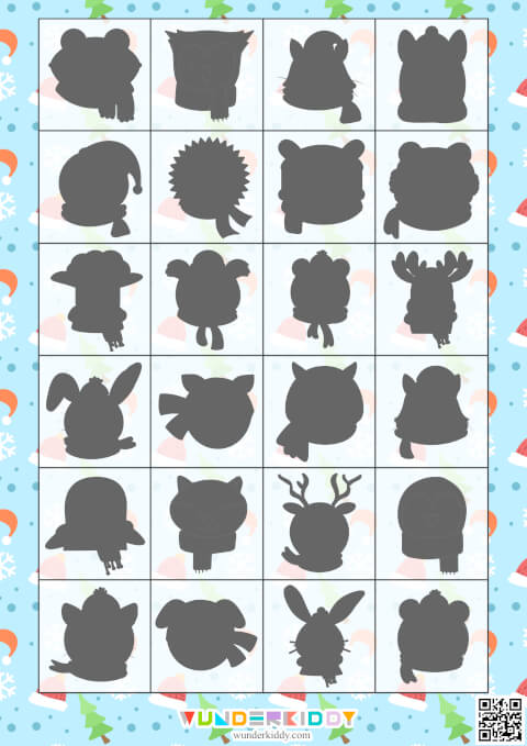 Cute Winter Animals Worksheet - Image 2