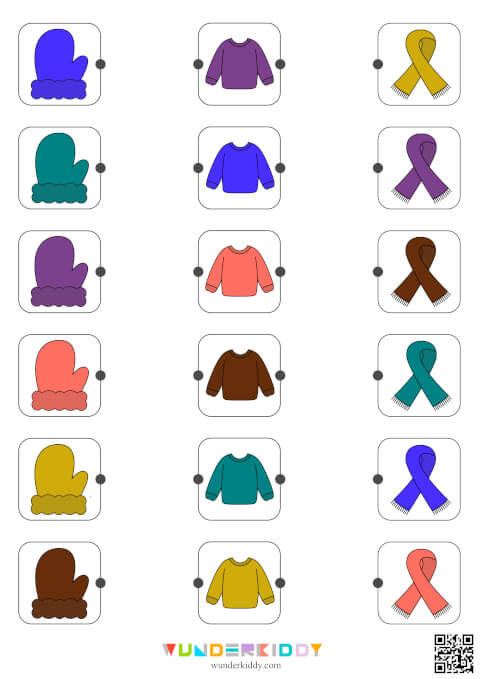 Сортування зимового одягу за кольорами - Зображення 4