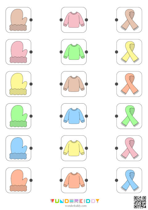 Сортування зимового одягу за кольорами - Зображення 5