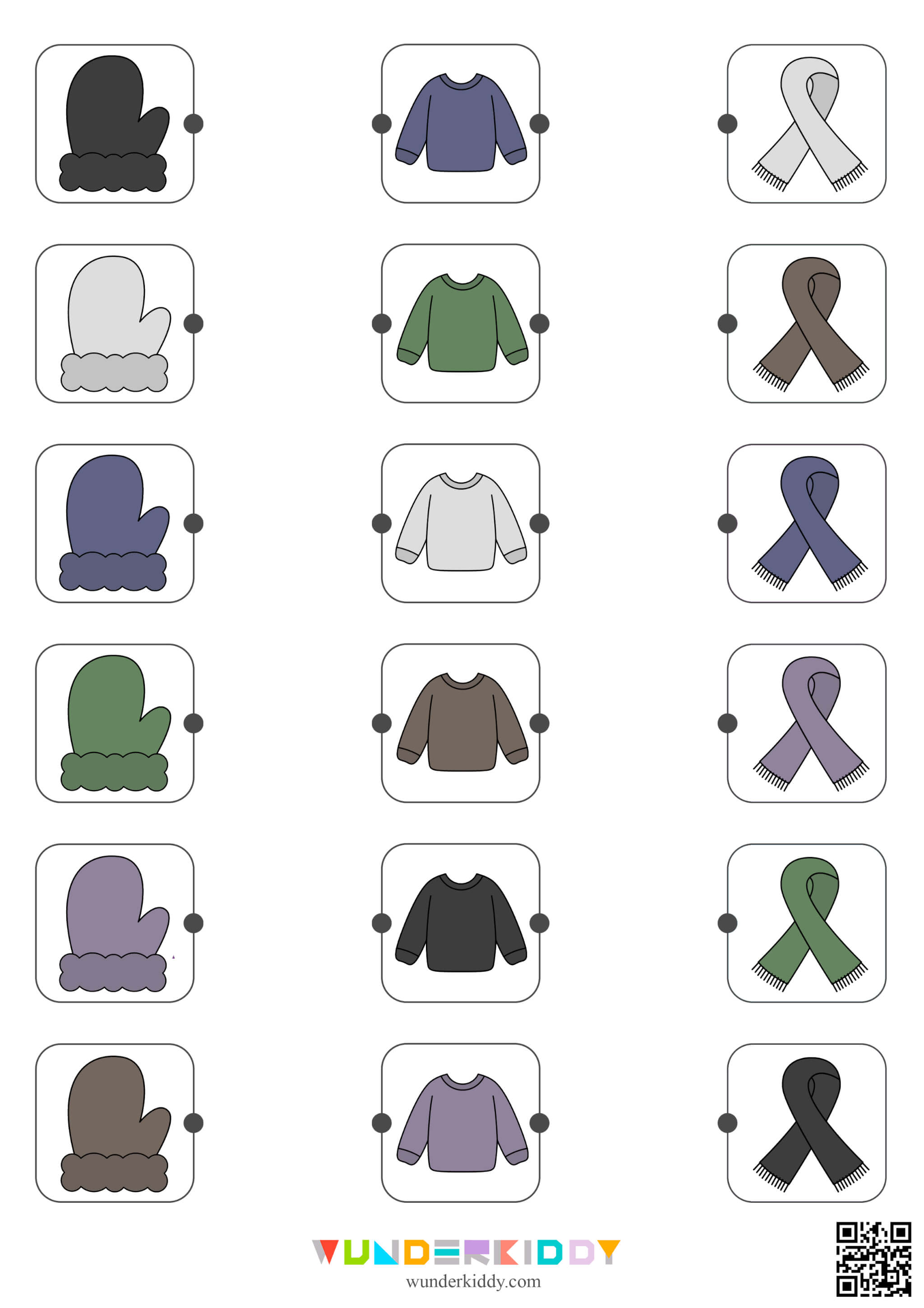 Сортування зимового одягу за кольорами - Зображення 6