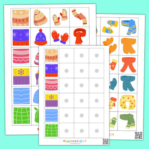 Classement par couleur « Vêtements d'hiver » - Image 2